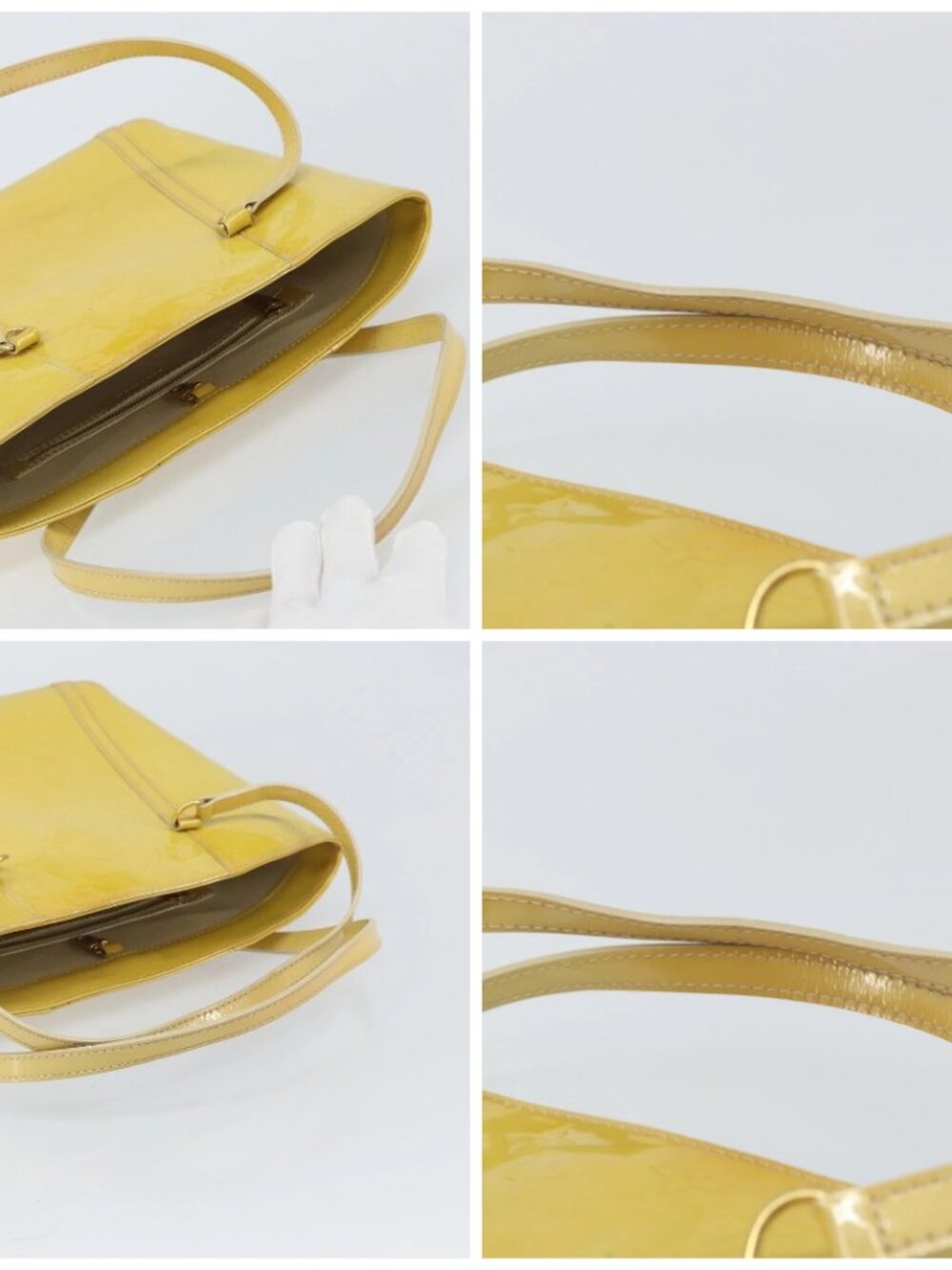 LOUIS VUITTON Monogram Vernis Avalon MM Tote Bag Broncorail M91743 Auth 162011 - Picture 16 of 16